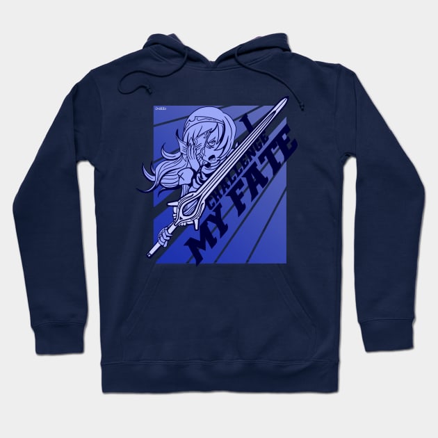 I Challenge my fate! Hoodie by bside7715